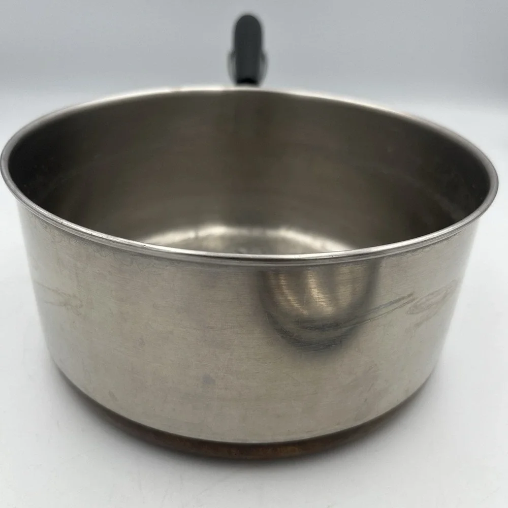 Vintage ~ Revere Ware Stainless Steel 2 QT. Sauce Pan With Lid ~ #93k ~ USA